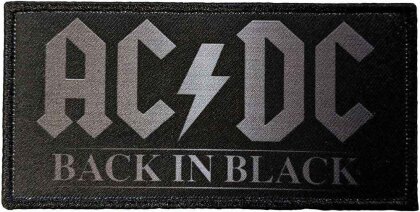 AC/DC Standard Printed Patch - Back In Black