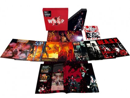 W.A.S.P. - The 7 Savage (2nd Edition, with Book, Madfish Records UK, Deluxe Edition, 8 LPs)