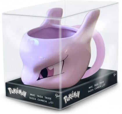 Mug 3D - Mewtwo - Pokemon - 14.5 cm - 380 ml