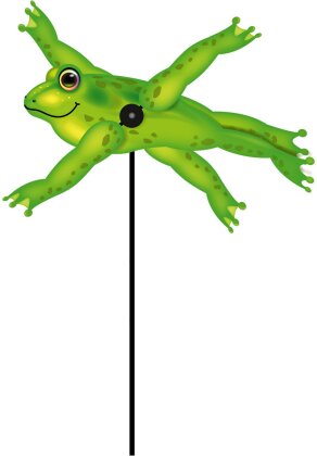Windspiel Paddle Spinner Froggy - Höhe 111 cm, Breite 50 cm,