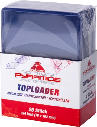 25er Toploader Clear Pack - Sammelkartenhüllen