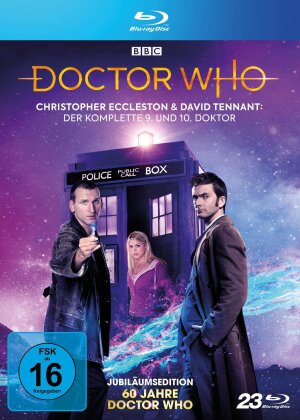 Doctor Who - Die Christopher Eccleston & David Tennant: Der komplette 9. und 10. Doktor (BBC, Neuauflage, 23 Blu-rays)