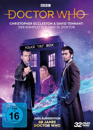 Doctor Who - Die Christopher Eccleston & David Tennant: Der komplette 9. und 10. Doktor (BBC, Neuauflage, 32 DVDs)