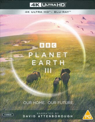 Planet Earth 3 - TV Mini Series (BBC Earth, 3 4K Ultra HDs + 3 Blu-rays)