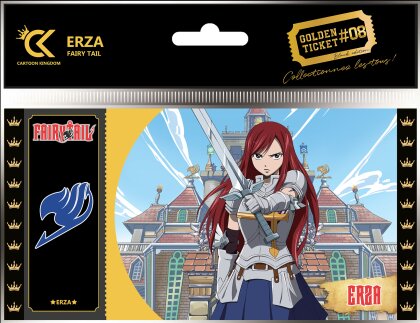 Fairy Tail: Erza Scarlet V.2 - Collector Ticket - Golden Tickets Black Edition 2000pcs Limited