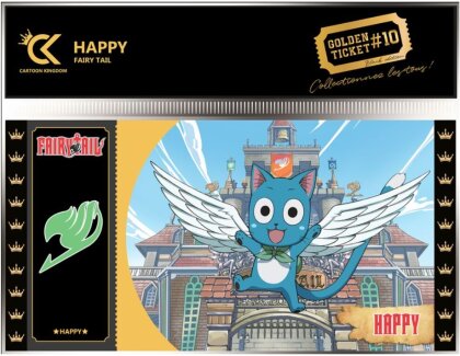Fairy Tail: Happy - Sammlerticket - Golden Tickets Black Edition 2000pcs Limited