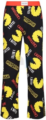 Pac-Man Caution I Bite Black Pantalon long