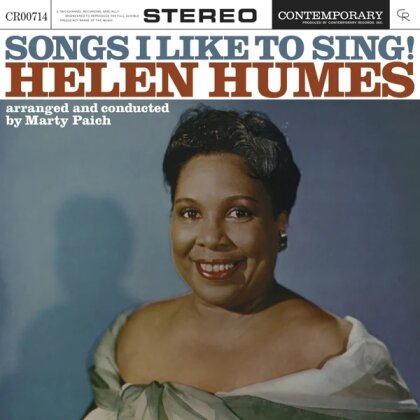Helen Humes - Songs I Like To Sing (2024 Reissue, Craft Recordings, Contemporary Records Acoustic Sounds Series, LP)