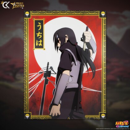 Golden Poster - Itachi - Naruto Shippuden - 40 cm