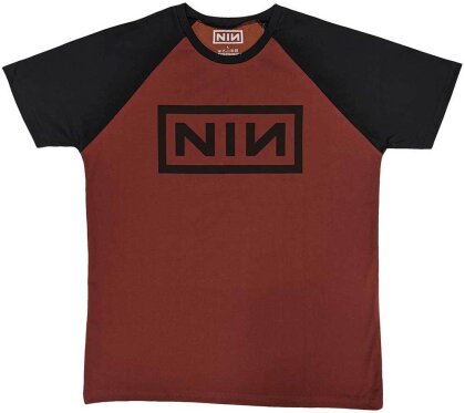 Nine Inch Nails - Classic Logo Raglan (Red) T-Shirt