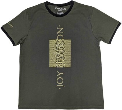 Joy Division Unisex Ringer T-Shirt - Blended Pulse (Khaki Green)