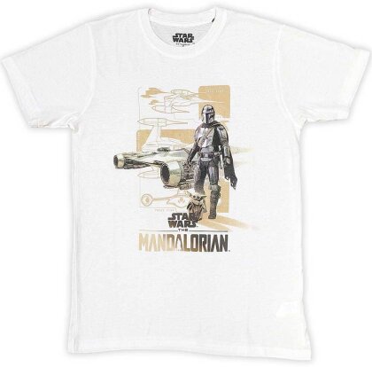 Star Wars Unisex T-Shirt - The Mandalorian Din & Grogu