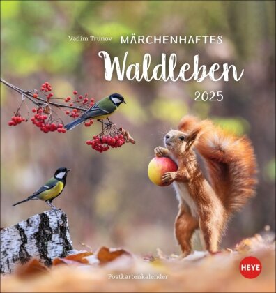 Vadim Trunov - Märchenhaftes Waldleben Postkartenkalender 2025