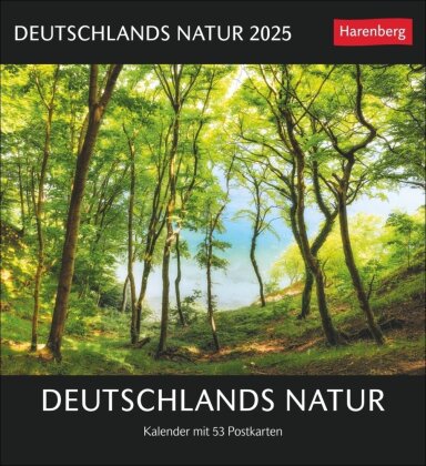 Deutschlands Natur Postkartenkalender 2025 - Kalender mit 53 Postkarten