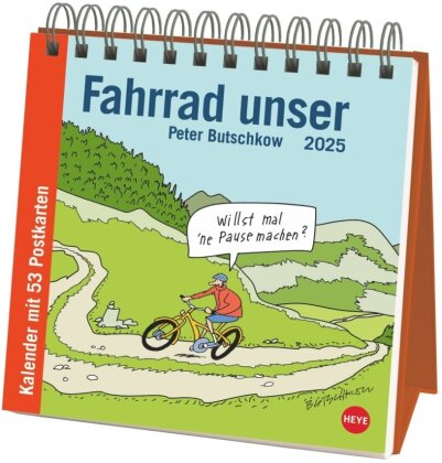 Peter Butschkow - Fahrrad unser Premium-Postkartenkalender 2025