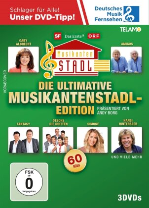 Various - Die ultimative Musikantenstadl-Edition - 60 Hits (3 DVD)