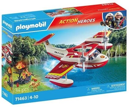 Playmobil 71463 - Firefighting Aircraft With Extinguishing Function