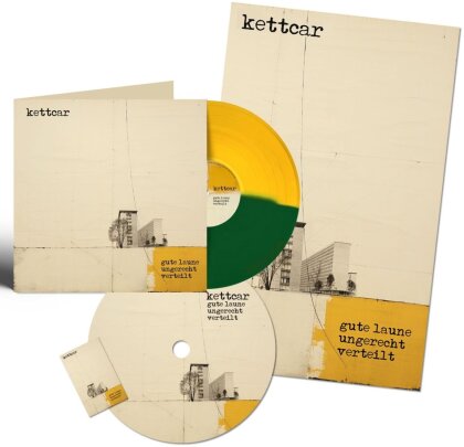 Kettcar - Gute Laune Ungerecht Verteilt (Indies Only, Gatefold, Édition Deluxe, Split Yellow/Green Vinyl, LP)
