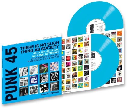 Punk 45 - There's No Such Thing As Society (Blue Vinyl, 2 LP)