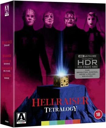 Hellraiser 1-4 - Tetralogy (Edizione Restaurata, Edizione Speciale, 4 4K Ultra HDs)