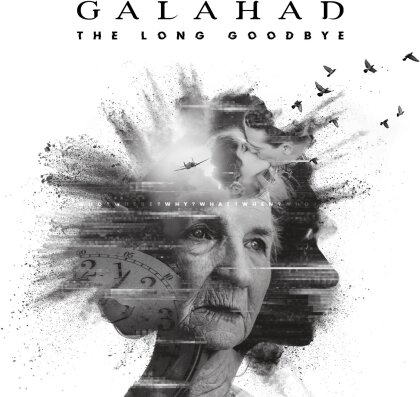 Galahad - Long Goodbye (White / Black Splatter Vinyl, LP)