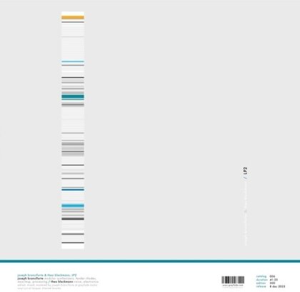 Joseph Branciforte & Theo Bleckmann - LP2 (LP)