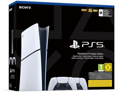 Sony Playstation 5 Konsole Digital SLIM + 2. Controller