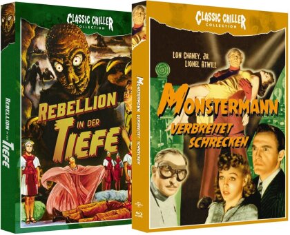 Rebellion der Tiefe / Monstermann verbreitet Schrecken (Classic Chiller Collection, Limited Edition, 2 Blu-rays + DVD)