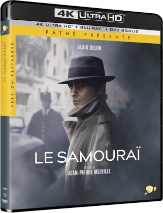 Le Samouraï (1967) (Édition Limitée, Version Restaurée, 4K Ultra HD + Blu-ray + DVD)