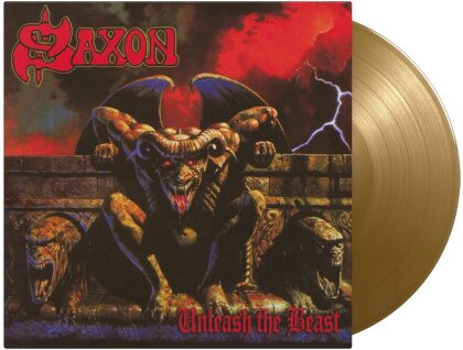 Saxon - Unleash The Beast (2024 Reissue, Music On Vinyl, Limited to 1000 Copies, Numbered, Gold Vinyl, LP)