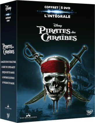 Pirates des Caraïbes 1-5 (5 DVDs)