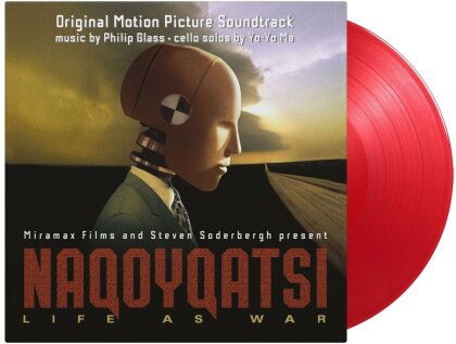 Yo-Yo Ma & Philip Glass (*1937) - Naqoyqatsi - Life as war (2024 Reissue, Music On Vinyl, Édition Limitée, Red Vinyl, 2 LP)