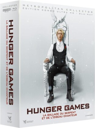 Hunger Games : La ballade du serpent et de l'oiseau chanteur (2023) (Limited Collector's Edition, Steelbook, 4K Ultra HD + Blu-ray)