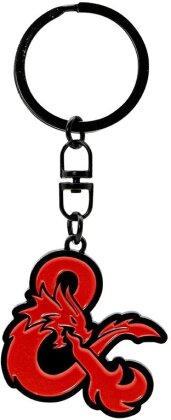 Porte-clefs Métal - Logo Esperluette - Donjons et Dragons - 3.8 cm