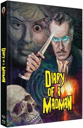 Diary of a Madman (1963) (Cover C, Limited Edition, Mediabook, Blu-ray + DVD)
