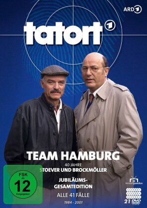 Tatort - Hamburg - 40 Jahre Stoever und Brockmöller - Alle 41 Folgen (Jubiläums-Gesamtedition, 21 DVDs)