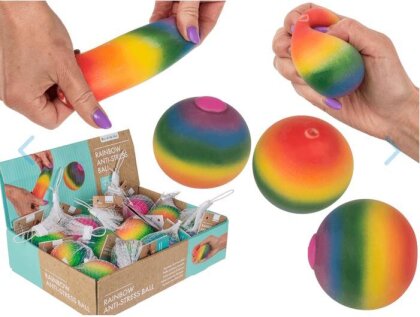 Regenbogen / Rainbow Antistress-Ball - 6cm