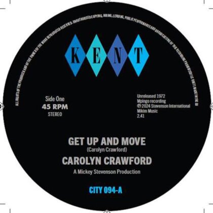 Carolyn Crawford - Get Up And Move / Sugar Boy (2024 Reissue, 7" Single)