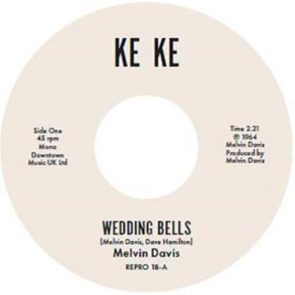 Melvin Davis - Wedding Bells / It's No News (7" Single)