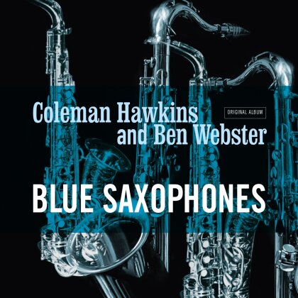 Coleman Hawkins & Ben Webster - Blue Saxophones (2024 Reissue, Vinyl Passion, Limited Edition, Blue Vinyl, LP)