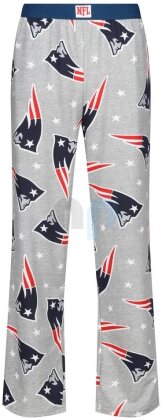 NFL - New England Patriots - Stars and Logo Grey Marl Pantoloni da salotto