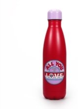 Beatles - Water Bottle Metal Emboss 500Ml - The Beatles (All You Need Is Love)