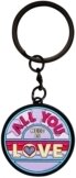Beatles - Keyring Metal - The Beatles (All You Need Is Love)
