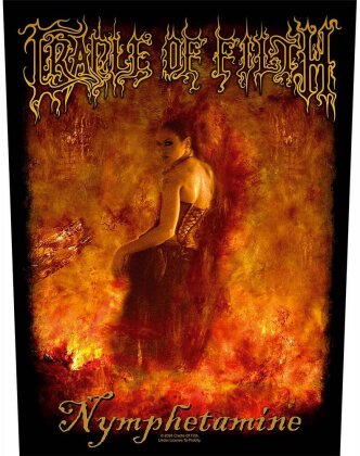Cradle Of Filth Back Patch - Nymphetamine