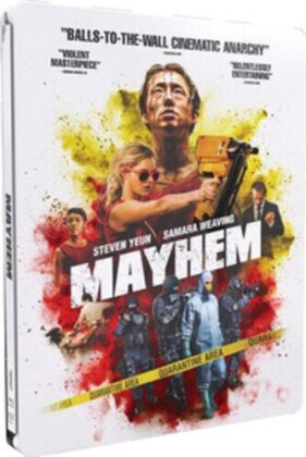 Mayhem (2017) (Edizione Limitata, Steelbook, 4K Ultra HD + Blu-ray)