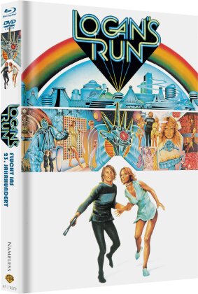 Logan's Run (1976) (Cover B, Limited Edition, Mediabook, Blu-ray + DVD)