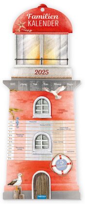 Trötsch Formkalender Familienkalender Leuchtturm 2025