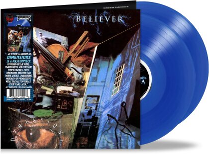 Believer - Dimensions (2024 Reissue, Bombworks Records, Blue Vinyl)