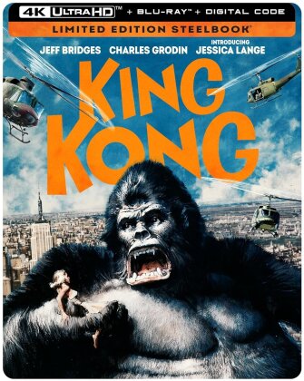 King Kong (1976) (Extended Edition, Cinema Version, Limited Edition, Steelbook, 4K Ultra HD + Blu-ray)