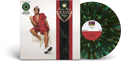 Bruno Mars - 24K Magic (2024 Reissue, Atlantic, Green & Yellow Splatter Vinyl, LP)